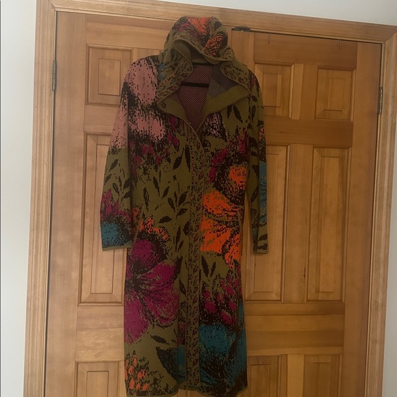 IVKO Multi Color Floral Women's Jacket - Picture 2 of 6